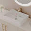 Meuble-lavabo moderne 47,2 po avec lavabo vasque en céramique