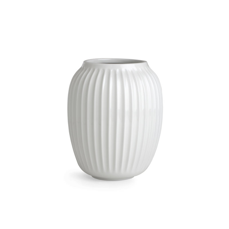 Hammershøi Handmade Table Vase, White