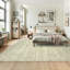 Tapis lavable à rayures rétro antidérapant (beige)-490636256-471381059