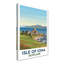 Isle Of Iona, Scotland - Romantic Abbey And Coastal Escape Travel Poster. Giclee Print On Wrapped Canvas. Wall Art, Home Decor - Religious & Cultural Sites, Scotland - Wrapped Canvas Print-404176498