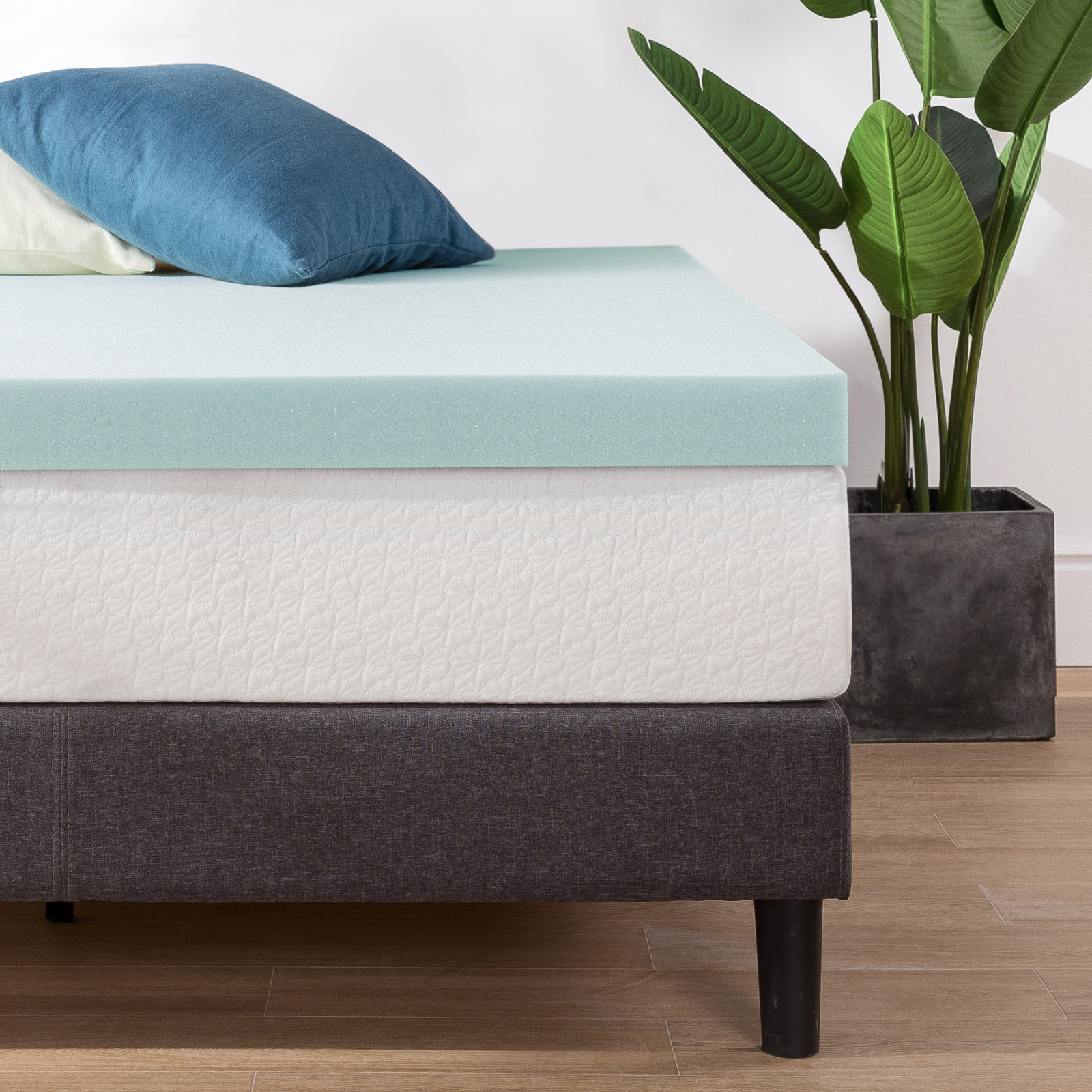 Nadel Gel Memory Foam Mattress Topper, Full