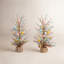 24 po Ensemble de 2 branches artificielles pré-éclairées avec 30 lumières DEL sur fond de toile de jute-537946289