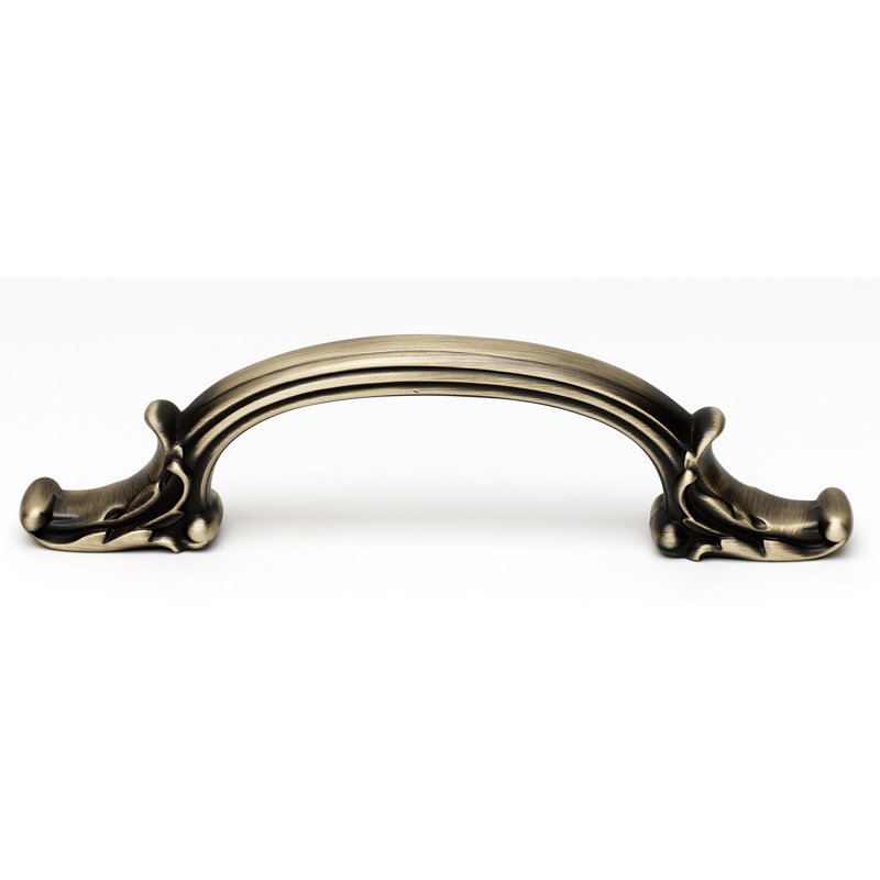 Ornate Arch Pull, Antique English Matte
