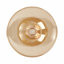 Porte-bougie en verre sculptural avec base arrondie - Porte-bougie de table moderne pour table basse - Porte-bougie décoratif pour n'importe quelle pièce - 7 po-811153768-1049438742