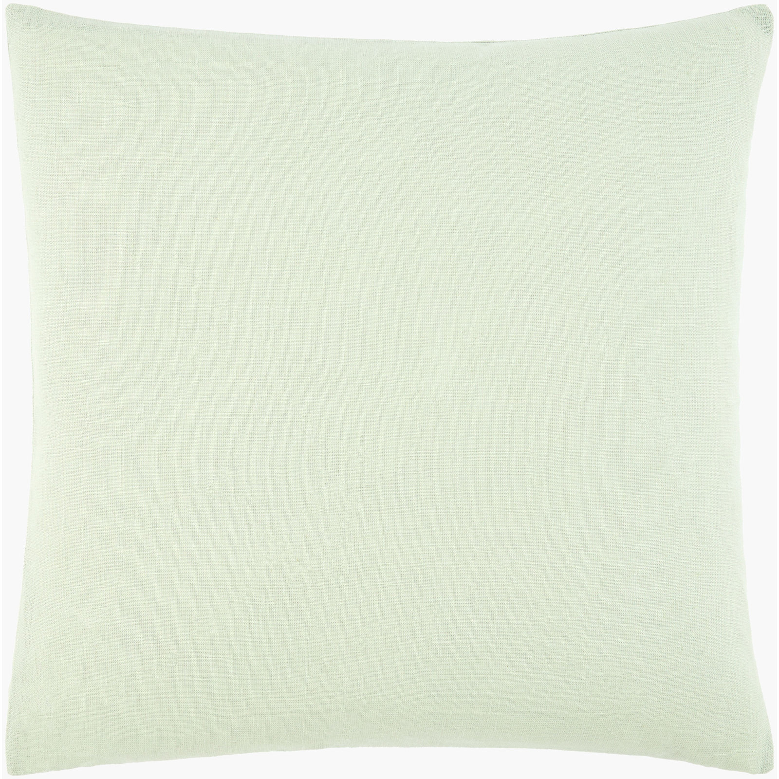Lanie Linen Pillow Cover, Square 22", Green
