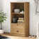 Vidaxl Bookcase VIGO 23.6"X13.8"X45.1" Solid Wood Pine