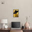 Affiche noire sur toile noire «I» par Art Remedy-107411403-107411404