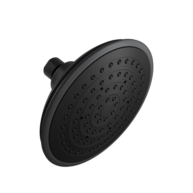 Fixed Shower Head, Matte Black