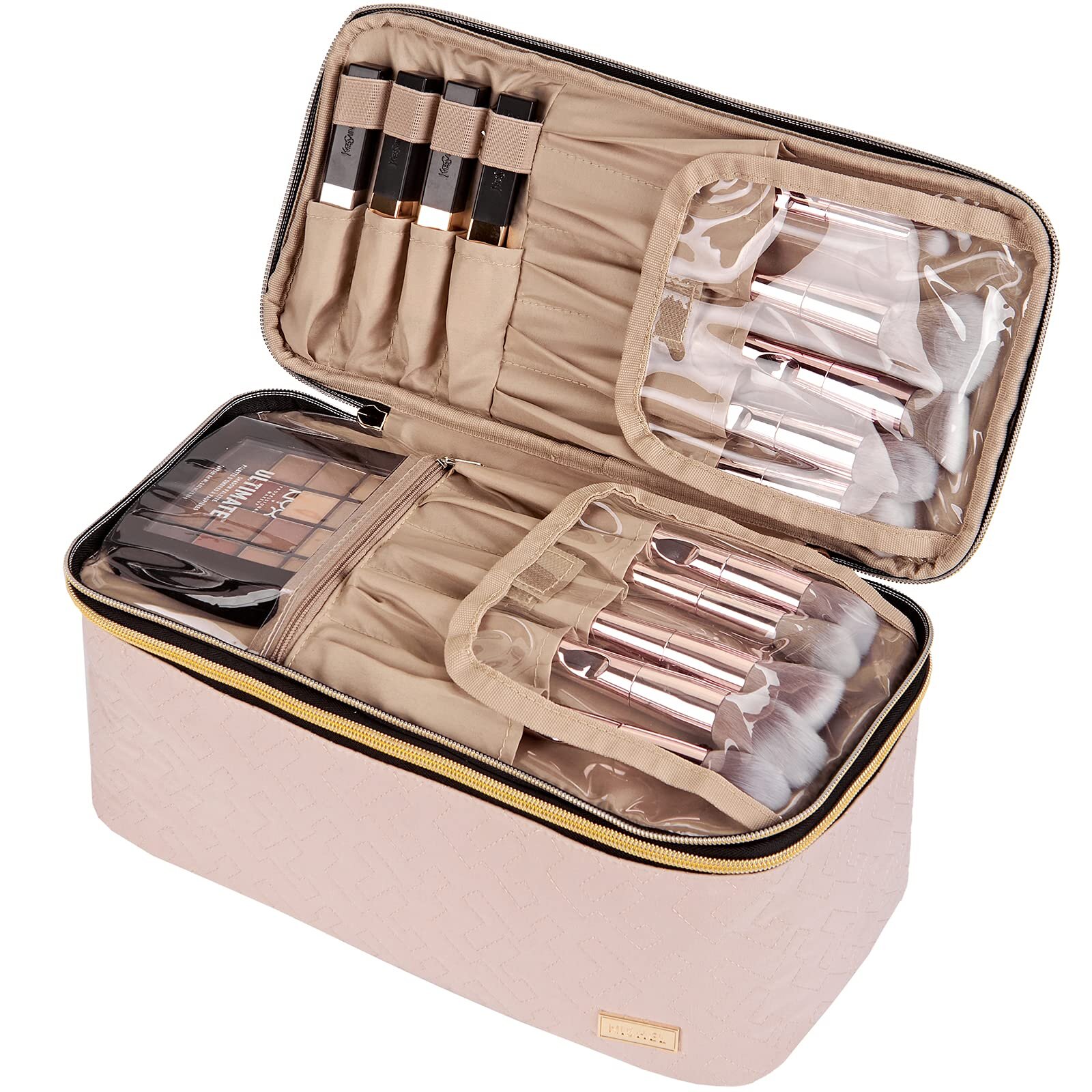 Makeup organizer travel online case