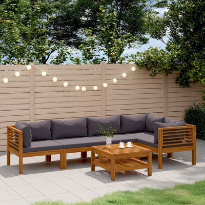 6 Piece Lounge Sectional Seating Group