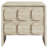 Toscana 2-Drawer Nightstand In Travertine
