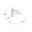Garniture de robinet de baignoire romaine encastrable Cassidy ™-15361311