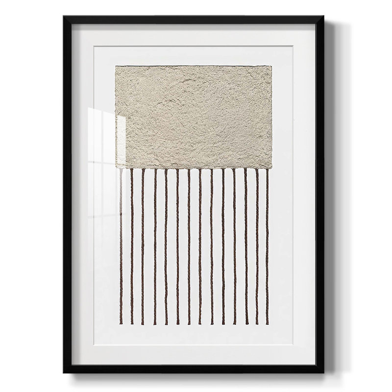 Rooftop Serenade Framed Print, White, Black Framed Paper