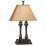 Palm Tree Resin Table Lamp
