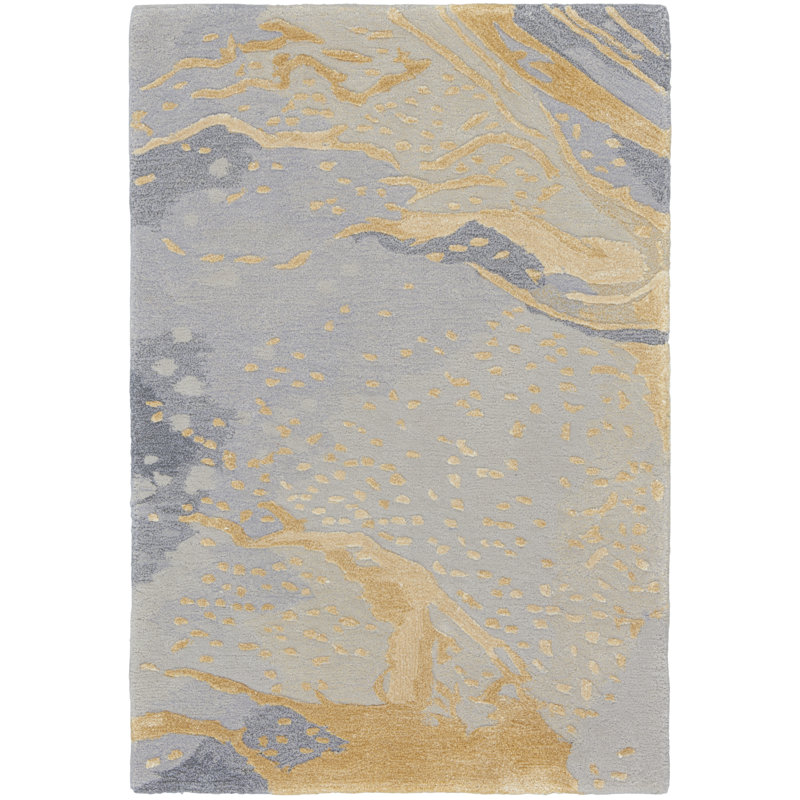 Chamarra Abstract Wool Area Rug, Rectangle 297 x 419cm