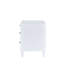 3 tables rectangulaires en chêne blanc et vieilli pour le salon avec rangement