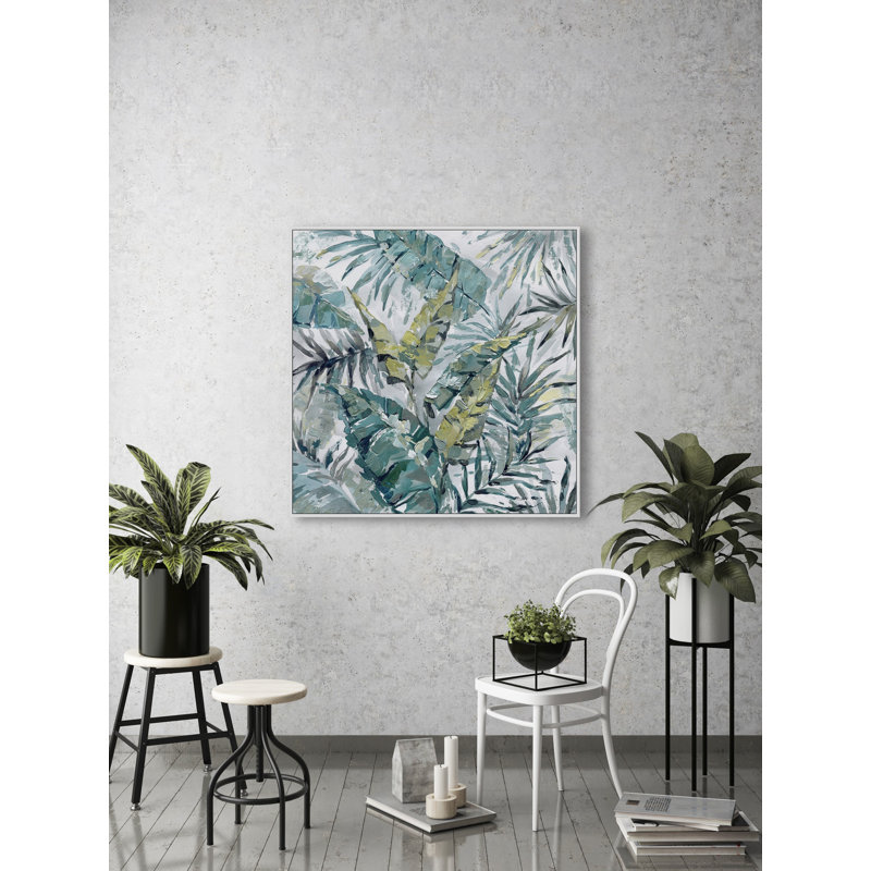 «Blissful», reproduction encadrée sur toile, H 18 po x l 18 po x P 1,5 po