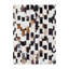 Tapis en cuir de vache à motif brique_5 x 7,5 pi-651865805