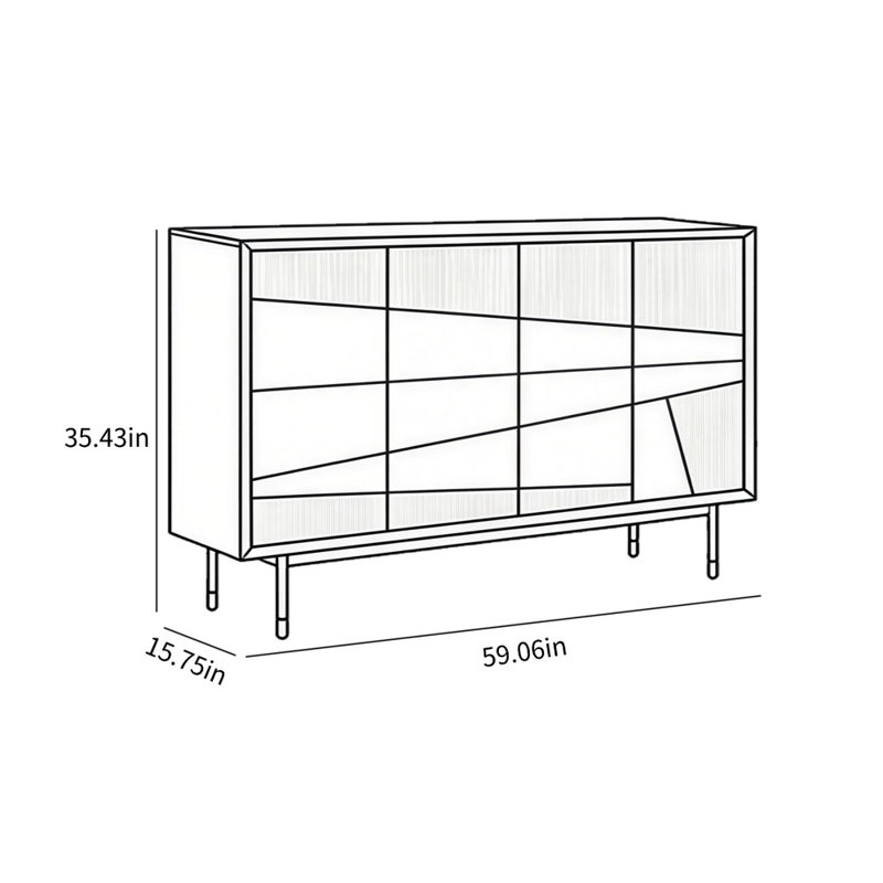 Vitrine haut de gamme minimaliste