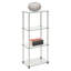 Beckett Etagere Glass Bookcase with Metal Poles-22960160