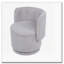 Chaise pivotante en tissu Teddy avec rangement à 360 degrés-1867907302