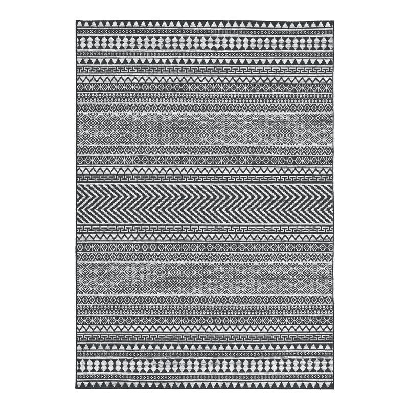 Leilanni Washable Geometric Indoor Rug, Rectangle 8'12" x 12'