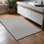 Tapis d'intérieur gris Nadene