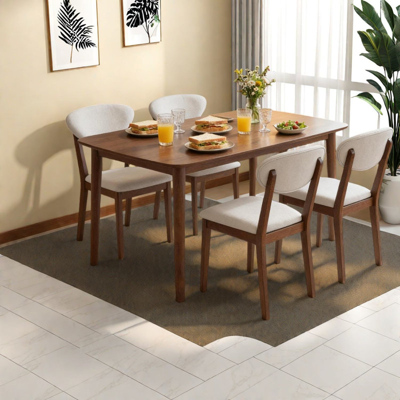 Compact Dining Table Sets(must Include Both Table And Chair), Mdf Modern Kitchen Home