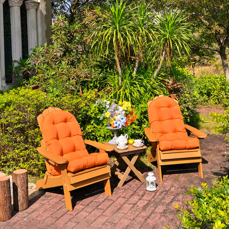 Outdoor 4'' Seat / Back Cushion, Orange
