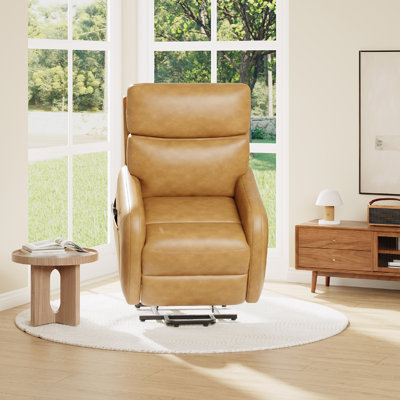 Fauteuil inclinable électrique surdimensionné de 33 po avec chauffage et massage - aide au levage électrique à deux moteurs, rembourrage très doux