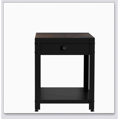 Table basse carrée à double couche avec compartiment caché et verrou d'empreinte digitale - polyvalente et élégante pour les espaces de vie modernes