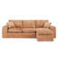 Canapé modulaire moderne de 107 po avec méridienne réversible Boucle-1061656033