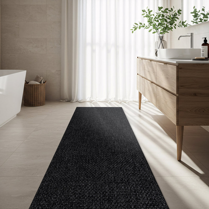 Tapis intérieur / extérieur, Dark Grey, Tapis de couloir de 2 pi x 7 pi