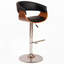 Tabouret de bar pivotant en similicuir