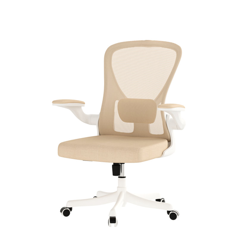 Chaise de travail, Blanc / kaki