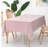 Avighna Rectangle Tiny Houndstooth Cotton Tablecloth-358755321-358755320