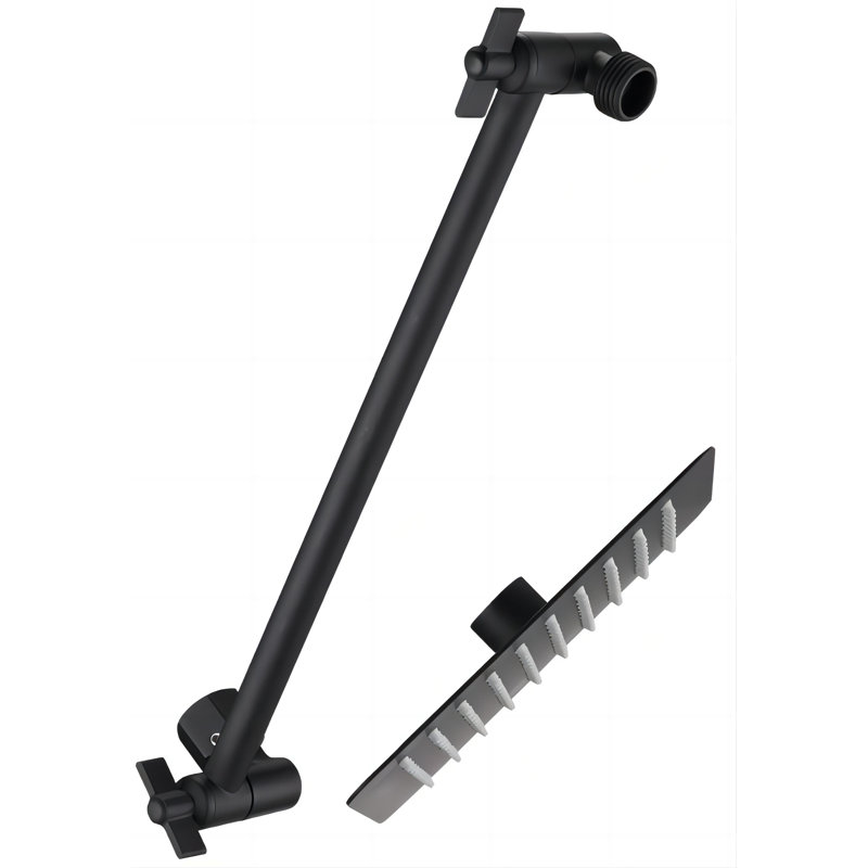Rain Adjustable Shower Head 1.8 GPM, Matte Black