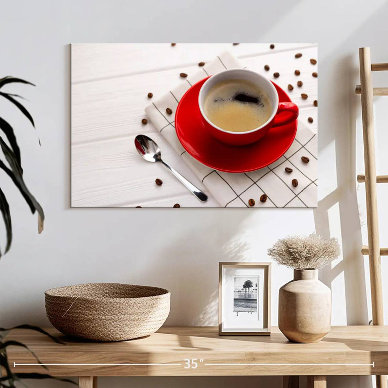 Tasse à café Yarlin et grains rôtis, H 8 po x l 12 po