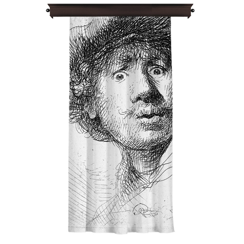 Rideau en polyester Hernandez