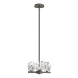 Gatsby 4 - Light Shaded Classic/Traditional Chandelier with Crystal Accents