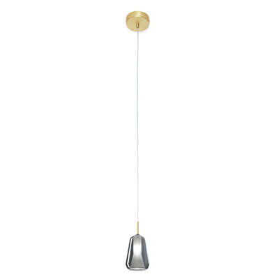 Colusa 1 - Light Gold Teardrop Pendant