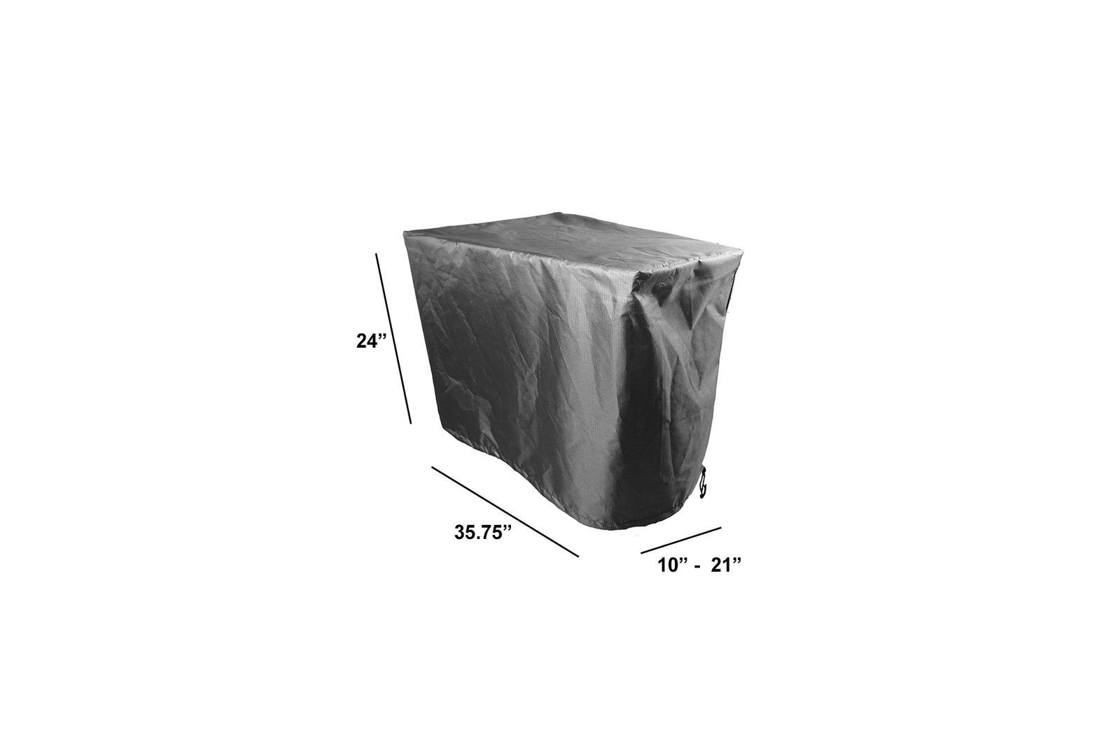Outdoor Patio Table Cover, 24" H x 35.75" W x 10" D