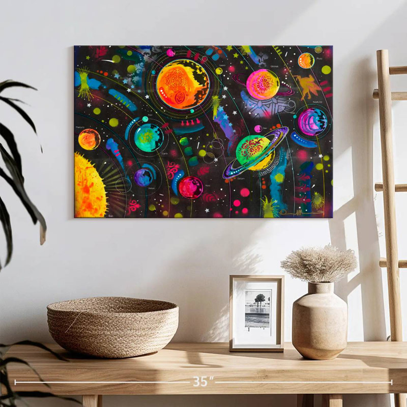 Oberle Colourful Solar System, 16" H x 24" W