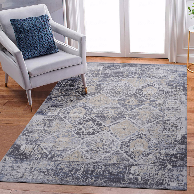 5' X 7' Traditional Area Rug, Rectangle 5'3" x 7'6"