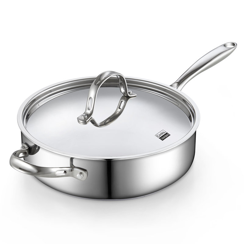 Cooks Standard Classic 5 QT 11 inch Stainless Steel Saute Pan - Thumbnail 2