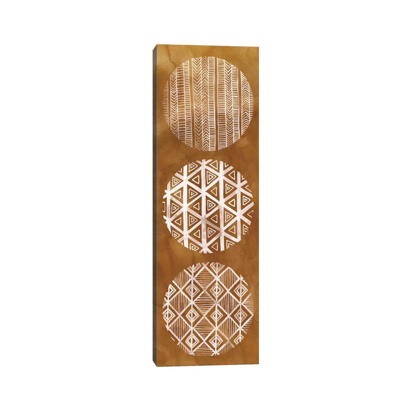 Tribal Pattern I by Grace Popp - Wrapped Canvas Panoramic Print, 30.48 cm H x 91.44 cm W x 1.91 cm D