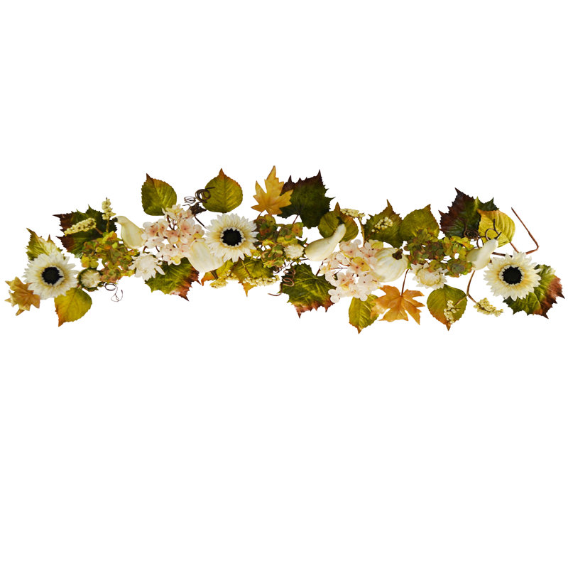60'' in. Faux Sunflower Garland