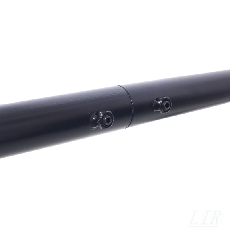 Ensemble de deux barres à barres extensibles en acier avec capacité de 800 lb - noir, durable et réglable pour les charges lourdes