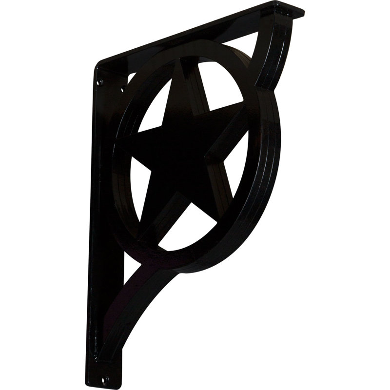 Support en fer forgé Austin, 2 po x 15 po
