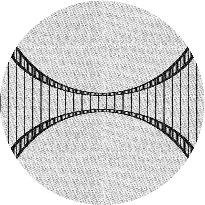 Tapis noir Nicholls, Rond 5 pi
